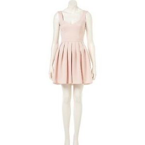 TopShop pink dress with heart detail